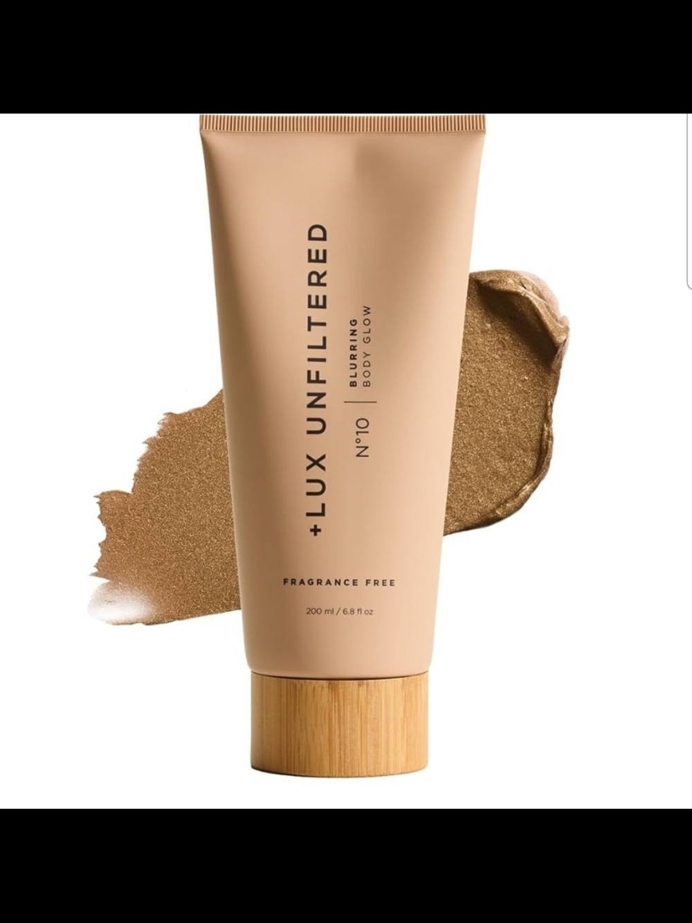 Lux Unfiltered N°10 Blurring Body Glow Lotion - Instant Body Shimmer Lotion